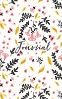 Journal: Fall Flowers Blank Lined Journal