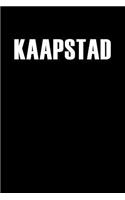 Kaapstad: A 6x9 Inch Matte Softcover Journal Notebook with 120 Blank Lined Pages and a Destination Cover Slogan