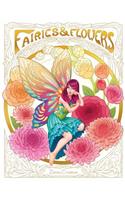 Fairies & Flowers: Adult Coloring Book