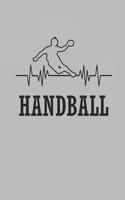 Handball: Notizbuch Für Handball Spieler Notebook Journal 6x9 Lined