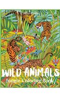 Wild Animals Jungle Coloring Book