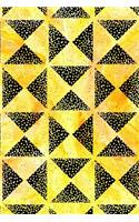 Journal Notebook Triangles With Dots Pattern 6