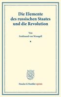 Die Elemente Des Russischen Staates Und Die Revolution