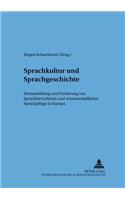 Sprachkultur Und Sprachgeschichte
