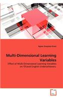 Multi-Dimensional Learning Variables