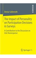 Impact of Personality on Participation Decisions in Surveys