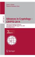 Advances in Cryptology -- Crypto 2014