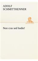 Non Cras sed Hodie!
