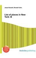 List of Places in New York