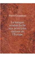 La banque rendue facile aux principles nations de l'Europe