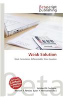 Weak Solution: (English)