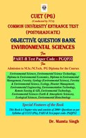 NTA CUET (PG) Objective Question Bank Environmental Science PART-B Test Paper Code- PGQP32 Admission to M.Sc./M.Tech./PG Diploma for Environmental Sciences and Technology, Ecological Sciences, Biotechnology etc.