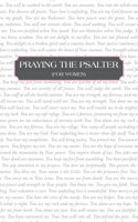 Praying the Psalter (FOR WOMEN)
