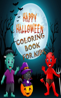 happy Halloween Coloring Book For kids