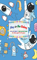 Play in the Galaxy: "CUTE ACT BOOK 3" Dual Activity Book, Coloring and Connecting the Dots (Dot to Dot) Book for Kids, Aged 4 to 8, Large Paper, Beautiful, Cute Llama A