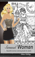Sensual WOMAN Beautiful Woman Coloring book for adults