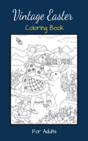 Vintage Easter Coloring Book For Adults