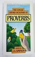 The Concise Oxford Dictionary of Proverbs