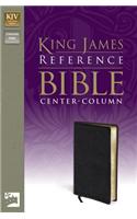 KJV, Reference Bible, Imitation Leather, Black, Red Letter Edition