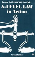 A-Level Law in Action: (Macmillan law masters)