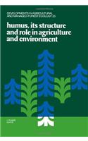 Humus, its Structure and Role in Agriculture and Environment: Volume 25(Volume 25 Developments in Agricultural and Managed-Forest Ecology)
