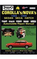 Toyota Corolla/Nova 1985-98 Auto Repair Manual-Sedan, Seca, Hatch, All Engines Inc 16 Val Tohc