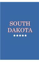 South Dakota: Journal. Notebook. Diary. Blank Lined Paper. 120 Pages(41 United States of America)