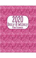 2020 Daily & Weekly Pink Planner