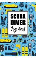 Scuba Diver Log Book: Detailed Scuba Diving Logbook/110 pages/6"x9"