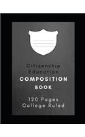 Citizenship Education Composition Book