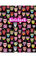 Notebook: Cute Blank Lined Journal Large 8.5 x 11 Matte Cover Design with Ruled White Paper Interior (Perfect for School Notes, Girls and Boys Diary, Kids Wri