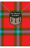 Clan Maclaine of Lochbuie Tartan Journal/Notebook