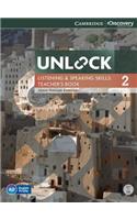 Unlock Level 2 Listening and Speaking Skills Teacher's Book with DVD