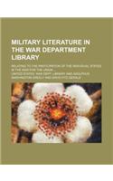 Military Literature in the War Department Library; Relating to the Participation of the Individual States in the War for the Union