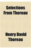 Selections from Thoreau: (English)