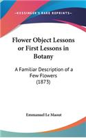 Flower Object Lessons or First Lessons in Botany: A Familiar Description of a Few Flowers (1873)