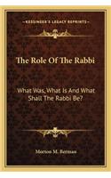 Role Of The Rabbi