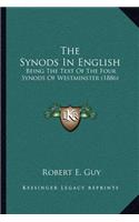 Synods in English