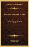 Dissertatio Inauguralis Juridica