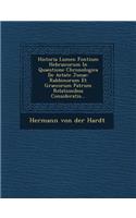 Historia Lumen Fontium Hebraicorum in Quaestione Chronologica de Aetate Jonae