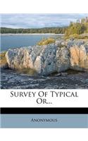 Survey of Typical Or...