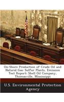 On-Shore Production of Crude Oil and Natural Gas