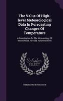 The Value Of High-level Meteorological Data In Forecasting Changes Of Temperature