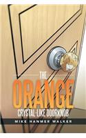 Orange Crystal-Like Doorknob