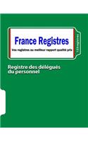 Registre des délégués du personnel