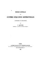 Théorie générale des systèmes d'équations différentielles linéaires et homogénes