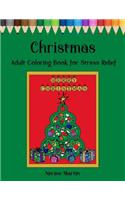 Christmas Adult Coloring Book For Stress Relief