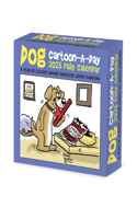 Dog Cartoon-A-Day by Jonny Hawkins 2026 5.4 X 6.2 Box Calendar