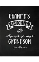 Granma's Favorite, Recipes for My Grandson