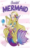 Beautiful Mermaid: Cute Notebook for Girls Teens Kids Journal College Ruled Blank Lined (8.5 x 11") Large nootbook School Diary Softback Cover Mermaid Lover Gifts